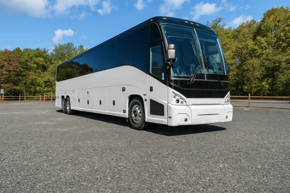 Charter Bus Rental West Orange 56 Passenger Charter Bus